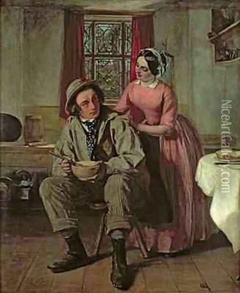 Dickens in the character of Sir Charles Coldstream Oil Painting - Augustus Leopold Egg