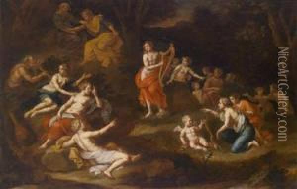 The Judgement Of Midas Oil Painting - Carel van Savoy