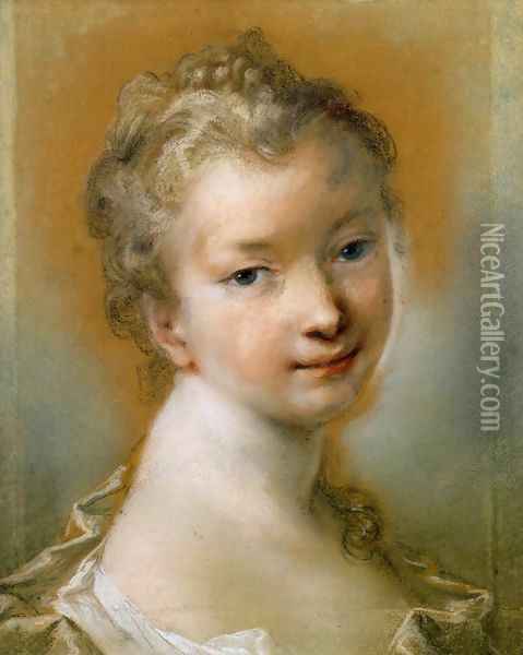 Portrait of a Young Girl 2 Oil Painting - Rosalba Carriera
