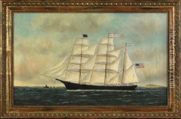 Ship Portrait Oil Painting - William Pierce Stubbs