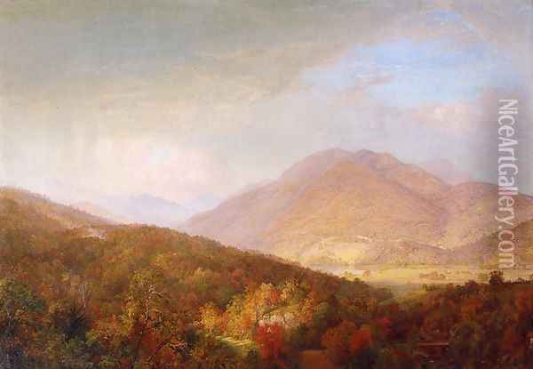 Autumn in the Adirondacks Oil Painting - William Trost Richards