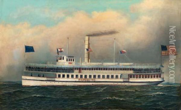 The Ferry Boat The Favorite Oil Painting - Antonio Nicolo Gasparo Jacobsen