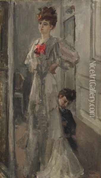 The New Dress Oil Painting - Isaac Israels