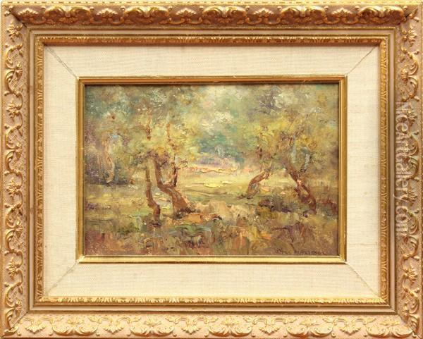 Picnic Grounds Oil Painting - Charles Henry Harmon