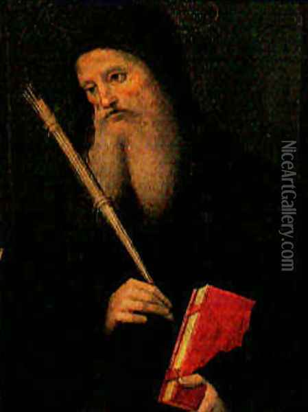 Saint Benedict Oil Painting - Pietro Vannucci Perugino