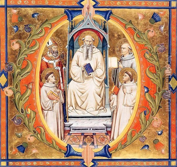 Gradual from Santa Maria degli Angeli (Folio 90) Oil Painting - Don Silvestro Dei Gherarducci