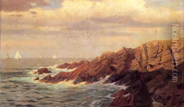 Seascape Oil Painting - William Stanley Haseltine