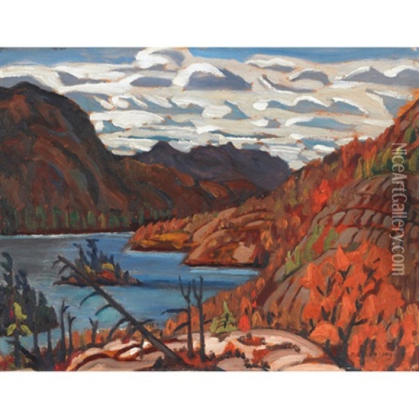 Grace Lake, La Cloche Hills Oil Painting - Sir Frederick Grant Banting