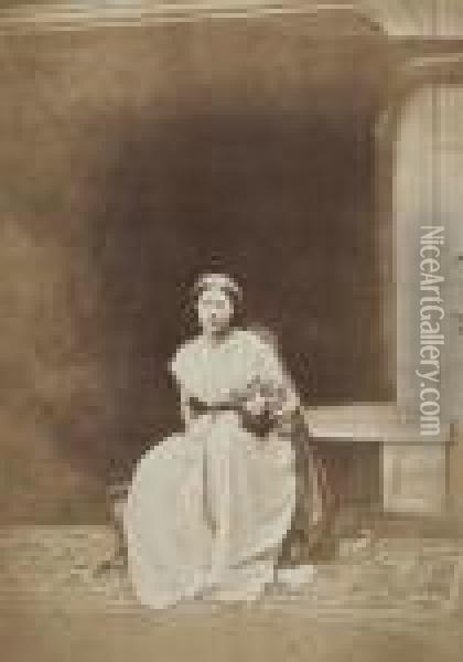Eight English Portraits Oil Painting - Julia Margaret Cameron