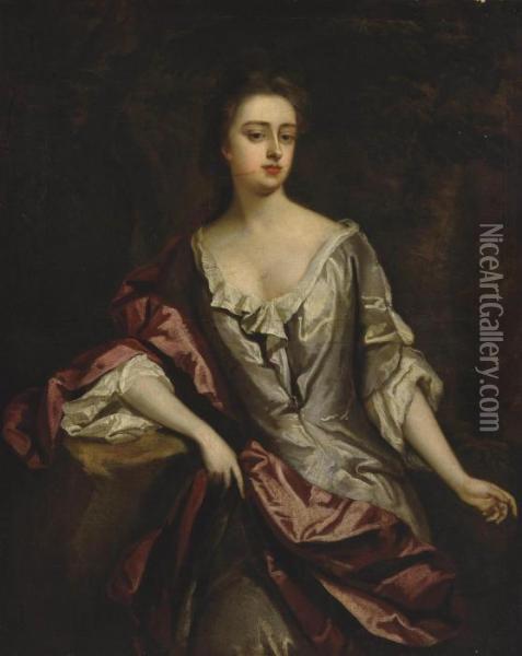 Portrait Of Sarah Churchill, Duchess Of Marlborough Oil Painting - Michael Dahl