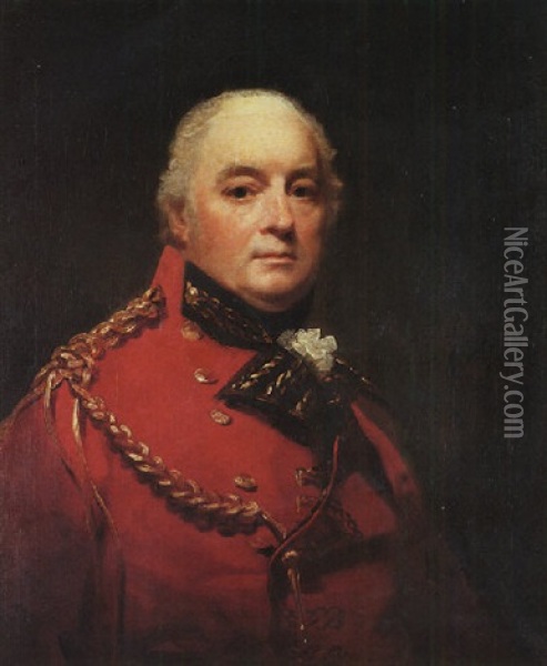 Portrait Of General James Drummond Oil Painting - Sir Henry Raeburn