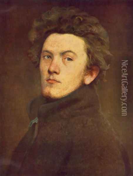 Self-portrait 1860 Oil Painting - Bertalan Szekely