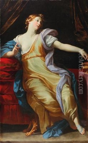 Portia Oil Painting - Giovanni Giacomo Sementi
