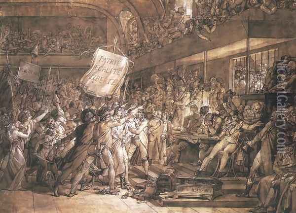 French People Demanding the Tyrant's Deposition on the 10th of August Oil Painting - Baron Francois Gerard
