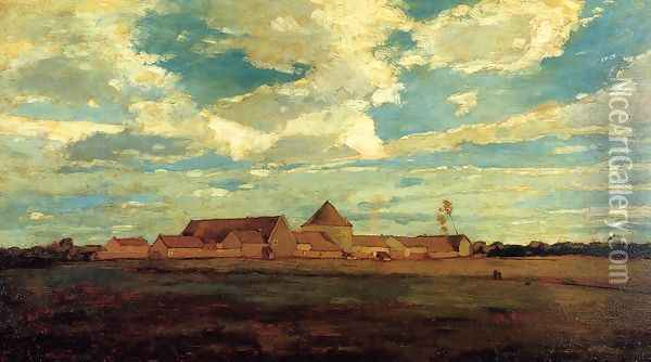 Cernay la Ville - French Farm Oil Painting - Winslow Homer