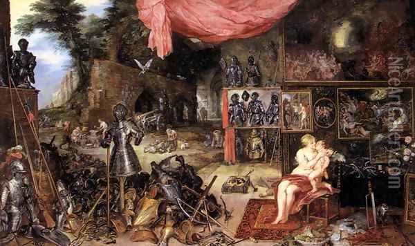 The Sense of Touch Oil Painting - Jan The Elder Brueghel