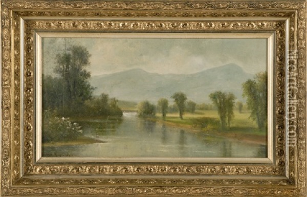 White Mountain Landscape Oil Painting - Samuel W. Griggs