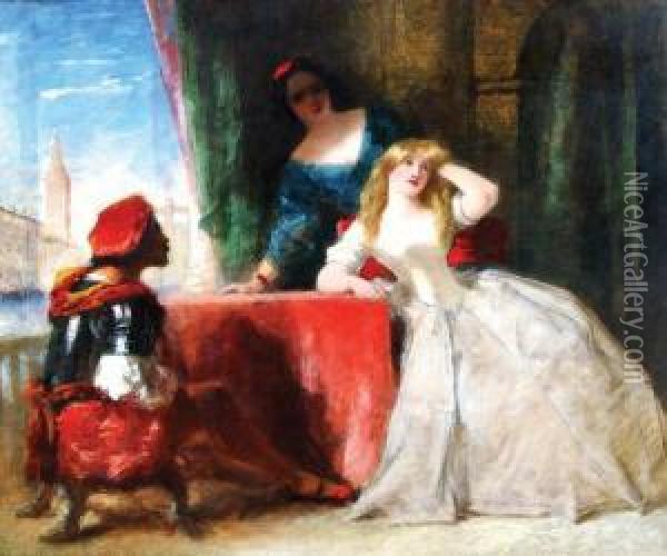 [venetian Drama] Oil Painting - Rederick Richard Pickersgill