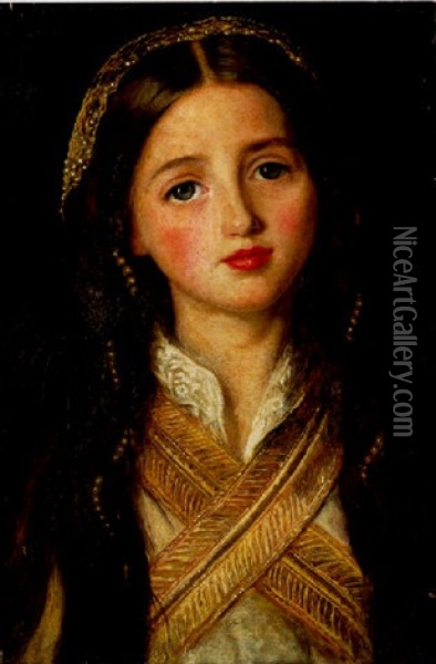 Alice Gray Oil Painting - John Everett Millais