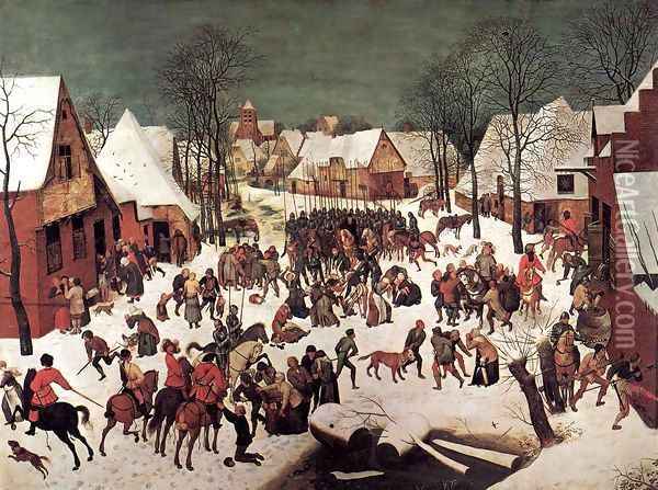 The Massacre of the Innocents 1565-67 Oil Painting - Jan The Elder Brueghel