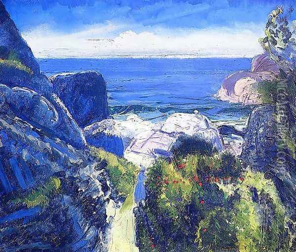 Paradise Point Oil Painting - George Wesley Bellows
