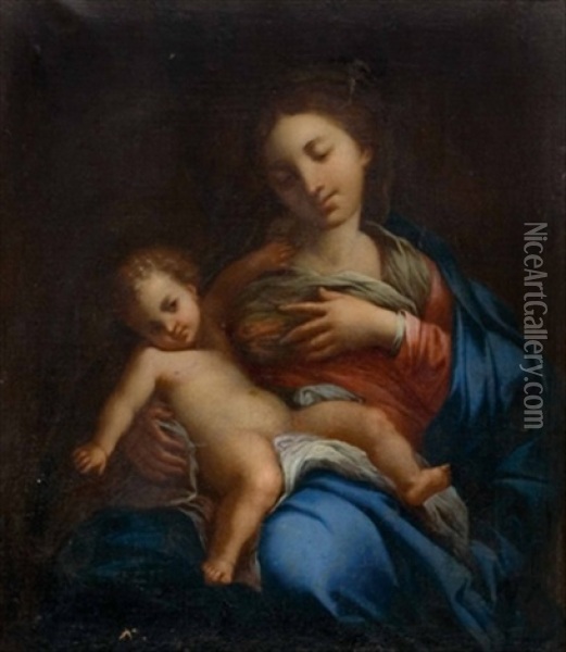Madonna Mit Kind Oil Painting -  Correggio