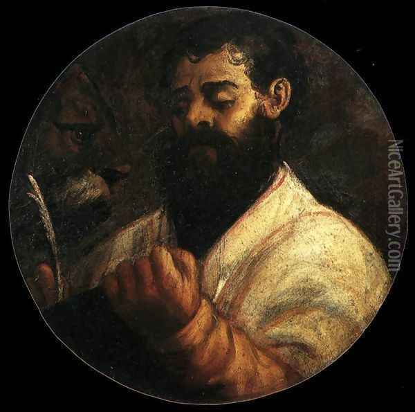 St Mark Oil Painting - Tiziano Vecellio (Titian)