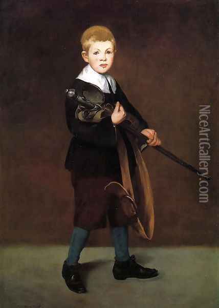 Boy with a Sword Oil Painting - Edouard Manet