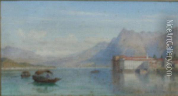 'isola Bella Oil Painting - William J. Ferguson