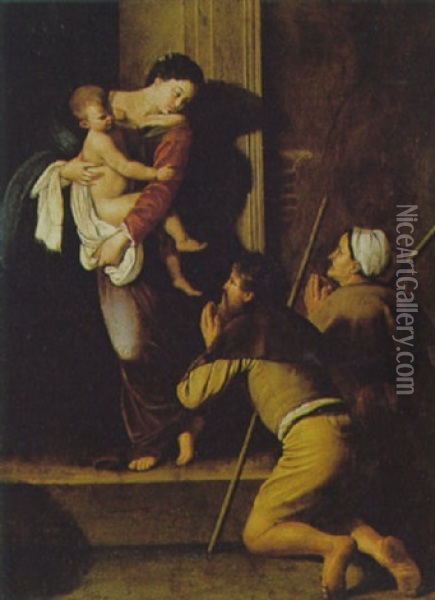 La Madoona Di Loreto Oil Painting -  Caravaggio