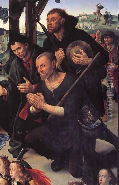 The Adoration of the Shepherds (detail 9) 1476-79 Oil Painting - Hugo Van Der Goes