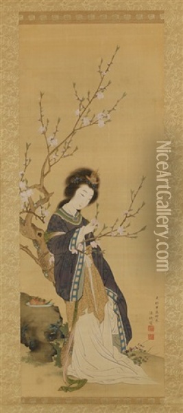 Queen Mother Of The West Oil Painting - Komai Genki