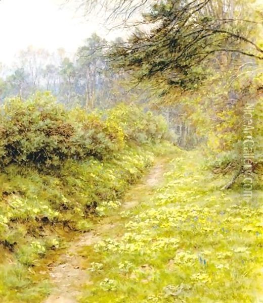 The Primrose Path Of Dalliance, Farringford Oil Painting - Helen Mary Elizabeth Allingham