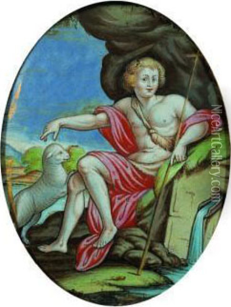 Saint Jean-baptiste Oil Painting - Jacques I Laudin