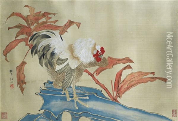 Coq Oil Painting -  Ren Bonian