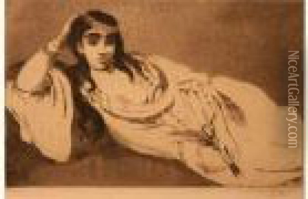 L'odalisque Oil Painting - Edouard Manet