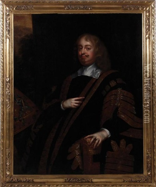 Edward Hyde, Lord Clarendon (first Chancelllor Of England, 1703) Oil Painting - Sir Peter Lely
