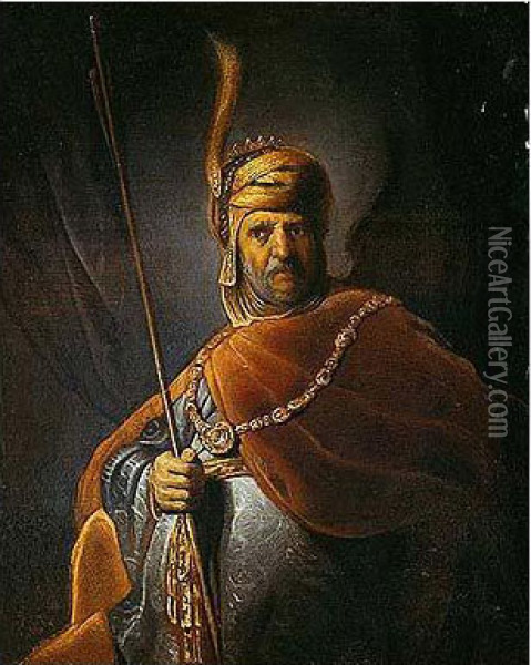 El Rey Saul Oil Painting - Rembrandt Van Rijn