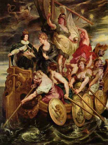 The Majority of Louis XIII Oil Painting - Peter Paul Rubens