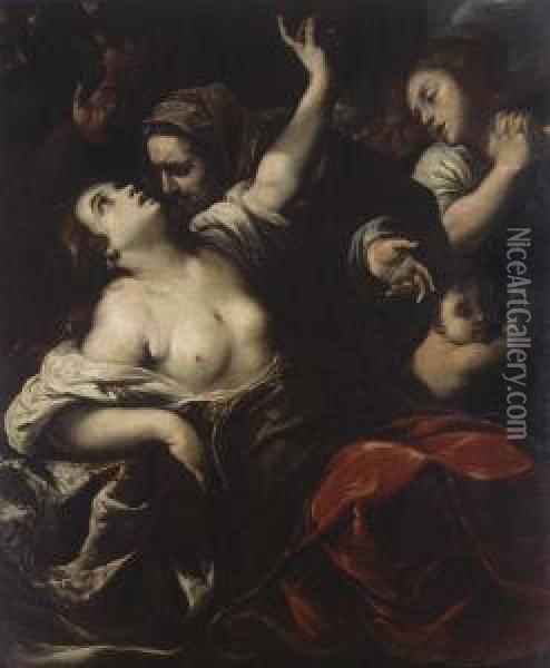 La Mort De Didon, Reine De Carthage Oil Painting - Carlo Francesco Nuvolone