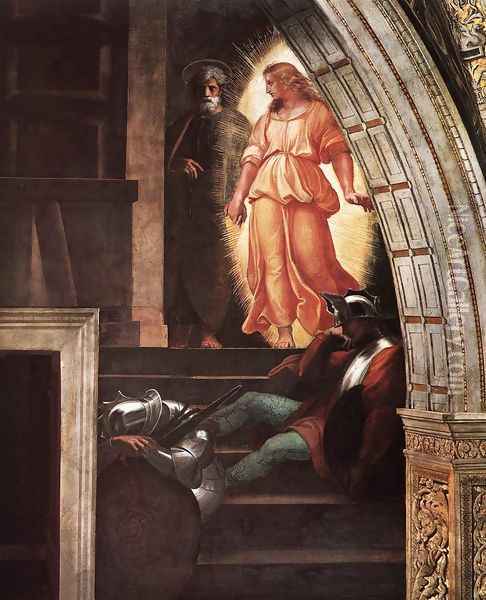 The Liberation of St Peter [detail: 3] Oil Painting - Raphael