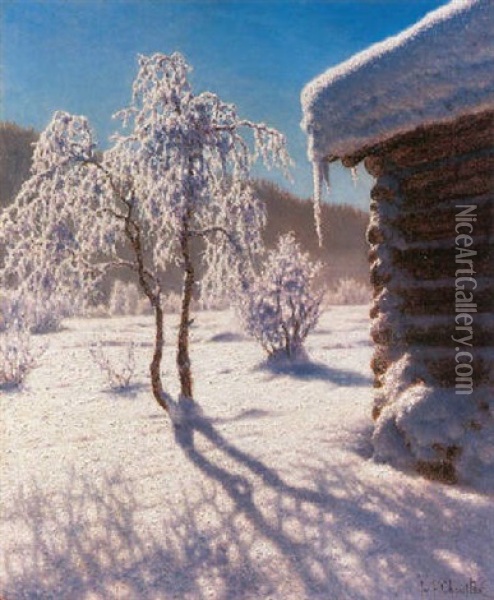 Nevicata Oil Painting - Ivan Fedorovich Choultse
