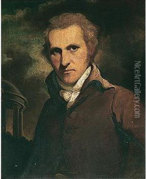 Portrait Of Charles Heathcote Tatham (1772-1842) Oil Painting - Thomas Kearsley