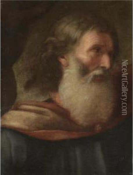 God The Father Oil Painting - Giovanni Francesco Romanelli