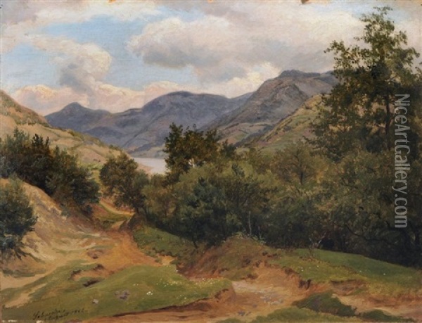 In Sebusein In Bohmen Oil Painting - Carl Wilhelm Mueller