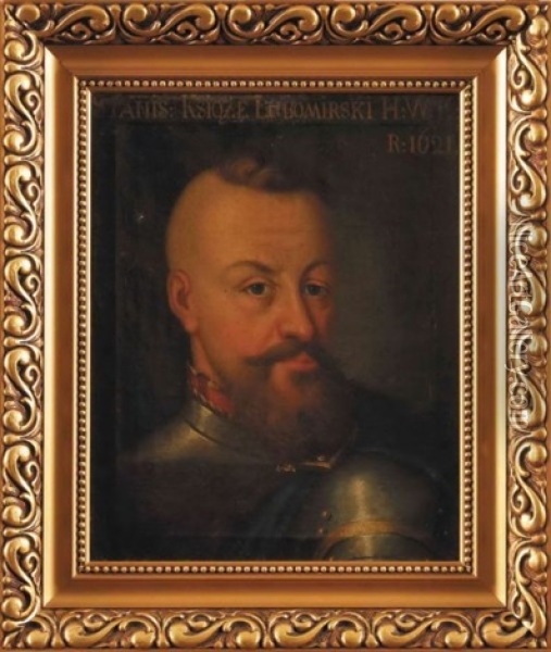 Portret Ks. St. Lubomirskiego Oil Painting - Konstanty Aleksandrowicz