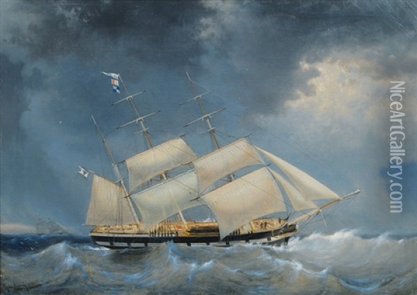 Portrait Of The Prussian Barque 