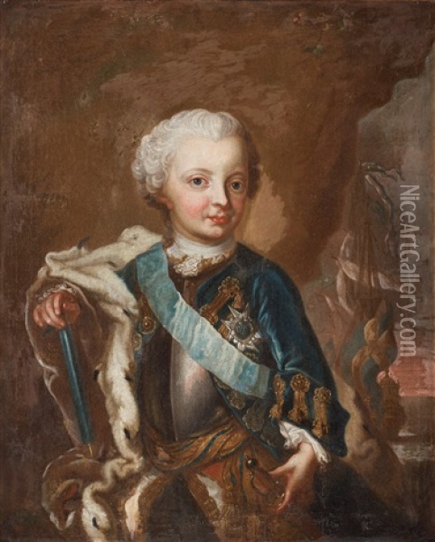 Kronprins Karl Xiii (1748-1818) Oil Painting - Jacob Bjork