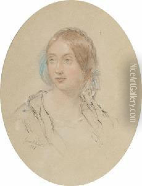 Sketch For The Countess Of Winchelsea Oil Painting - James Rannie Swinton