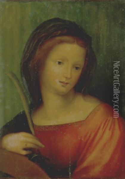 San Caterina D'alessandria Oil Painting -  Fra Bartolommeo